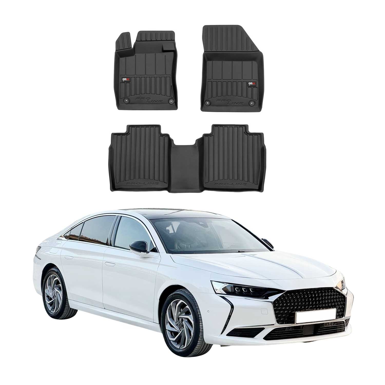 Tapis de Sol pour DS DS9 2020-2025 TPE Noir