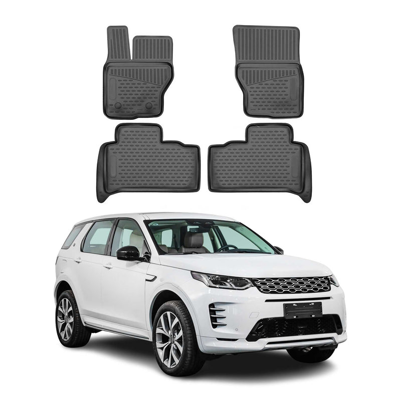 OMAC Tapis de sol pour Land Rover Discovery 2017-2025 sur mesure en caoutchouc