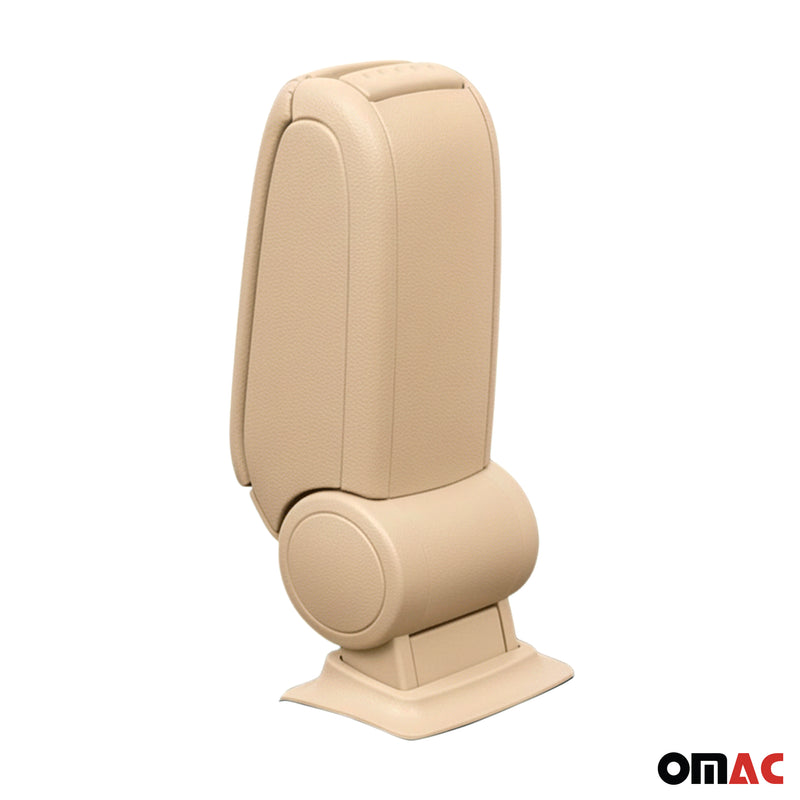 Accoudoir central pour Renault Clio V HB 2019-2023 Vinyl Abs Beige Simili-cuir