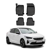 Tapis de Sol pour Opel Corsa F 2019-2026 Caoutchouc TPE Noir