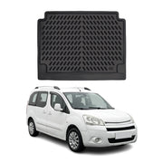Tapis de coffre pour Citroen Berlingo 2008-2027 Noir 3D en Caoutchouc TPE