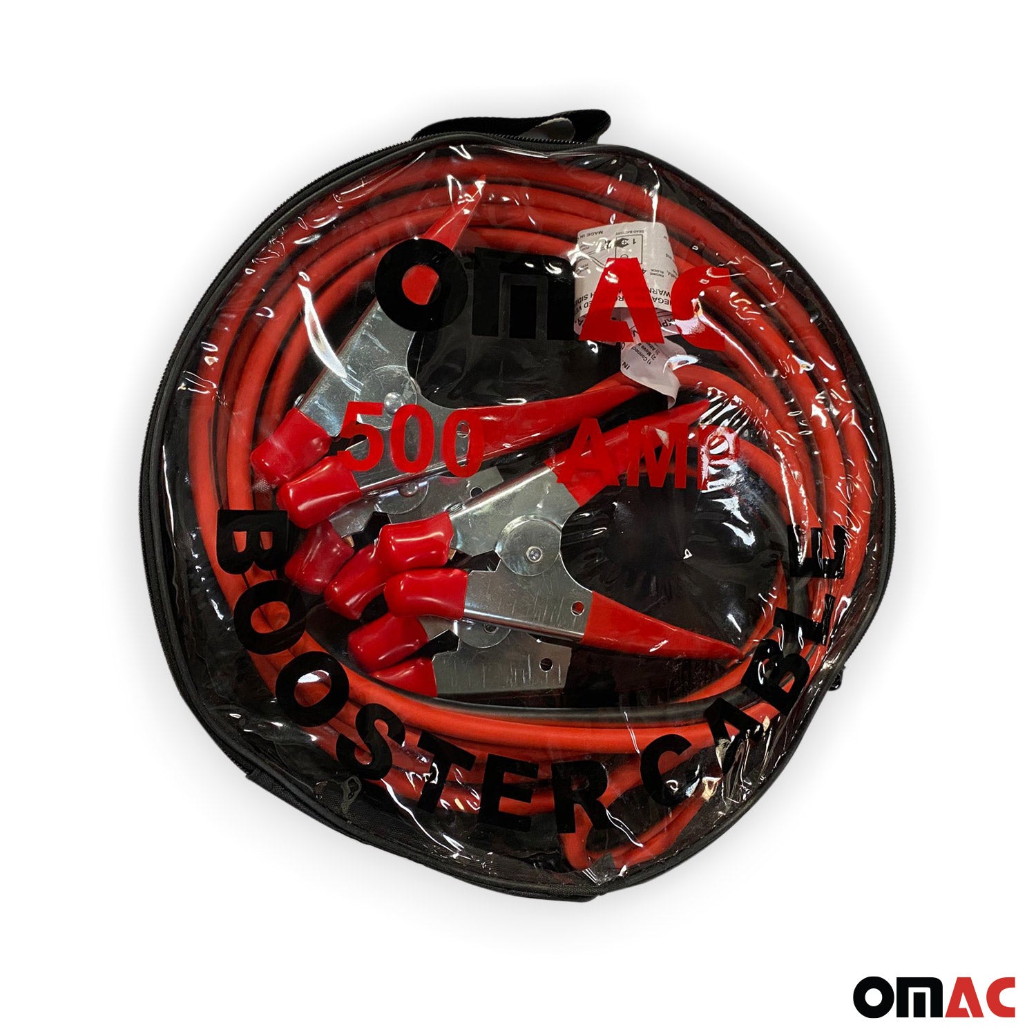 OMAC Câbles de Démarrage Connexion de Batterie Câble Batterie Voiture 500A 4m