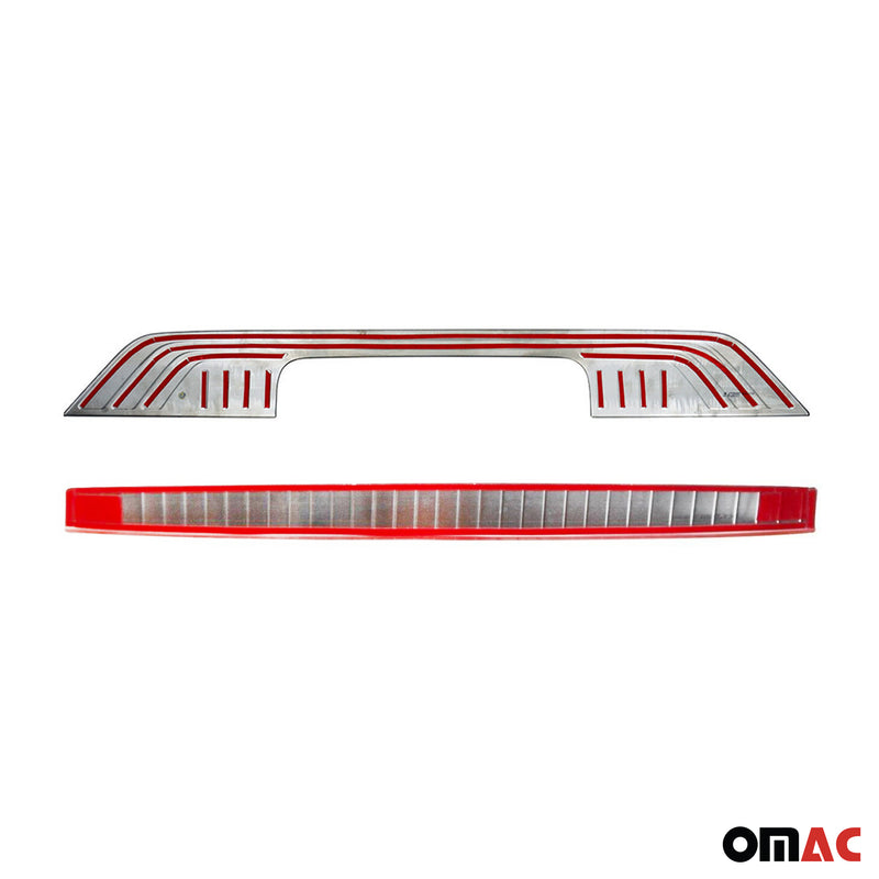 Kit Protection de Pare-Chocs arrière pour Mercedes Vito W447 2014-25 Brossé inox