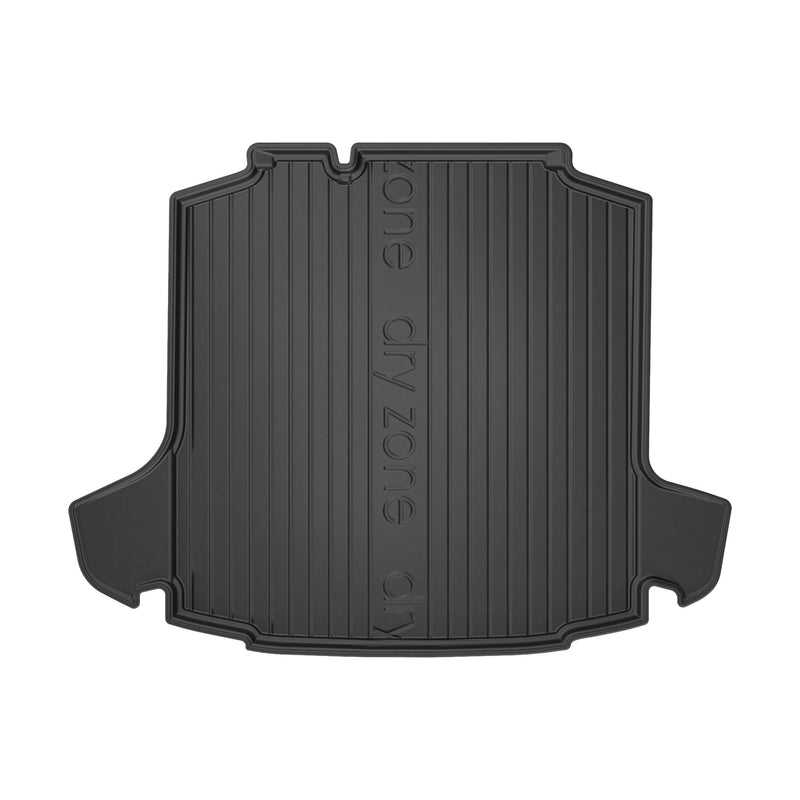 Tapis de coffre pour Skoda Rapid Berline 2012-2019 avec niche latérale TPE Noir