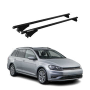Tiger Barres de toit transversales pour VW Golf VII 2012-2019 Noir