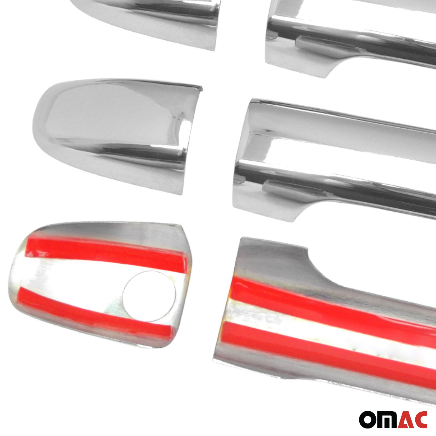 Couverture de poignée de porte pour Mercedes Vito W447 2014-2026 Acier Inox 8Pcs