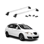 Barres de toit transversales pour Seat Altea Freetrack / XL 2007-2015 Alu 2x ABE