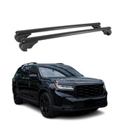 Barres de toit Transversales pour Honda Pilot 2024-2026 en Alu Noir ABE