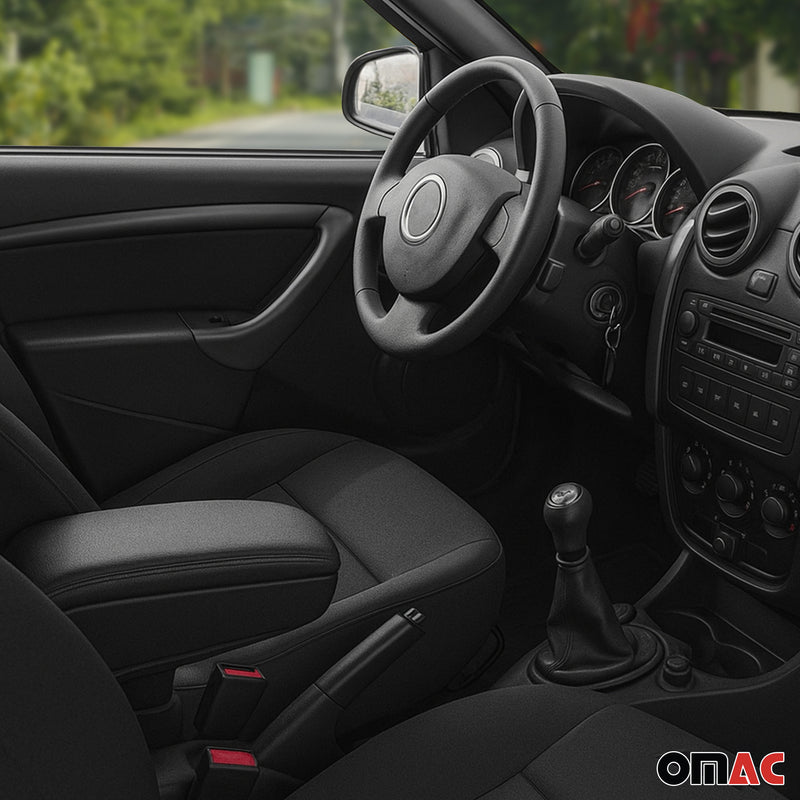 Accoudoir pour Fiat Fiorino 2008-2021 Vinyl Abs Noir