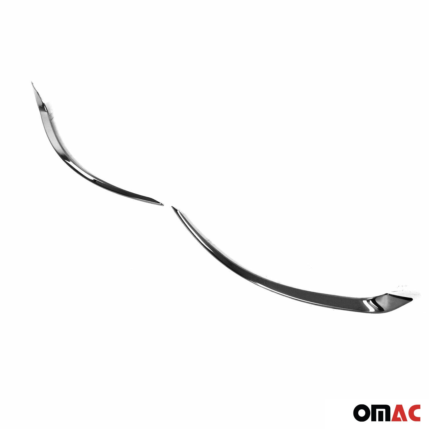 Cadres de Réflecteurs Arrière pour Fiat Tipo Berline 2015-2026 acier foncé 2 Pcs