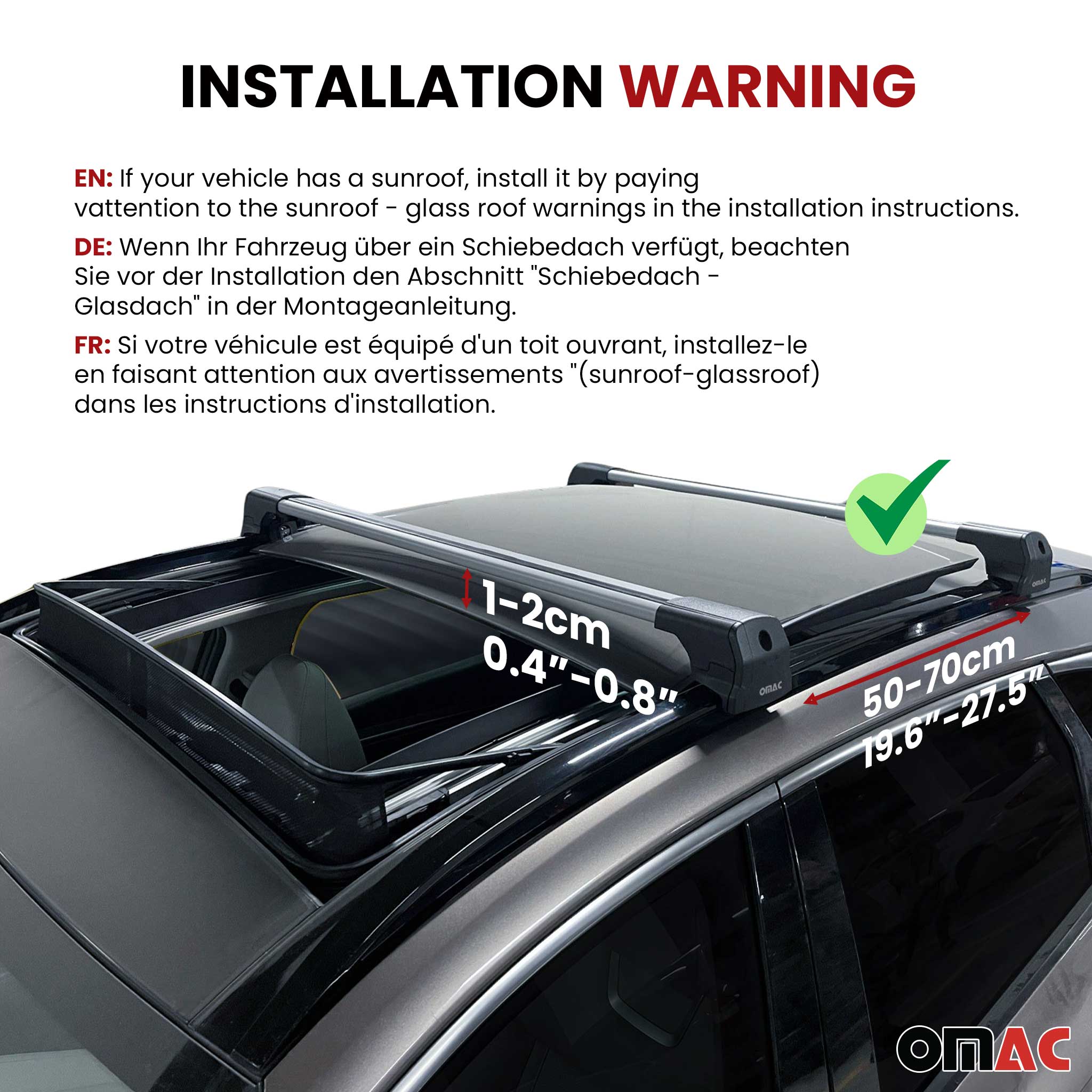 Barres de toit transversales pour Audi Q7 4LB 2006-2015 Aluminium Noir ABE