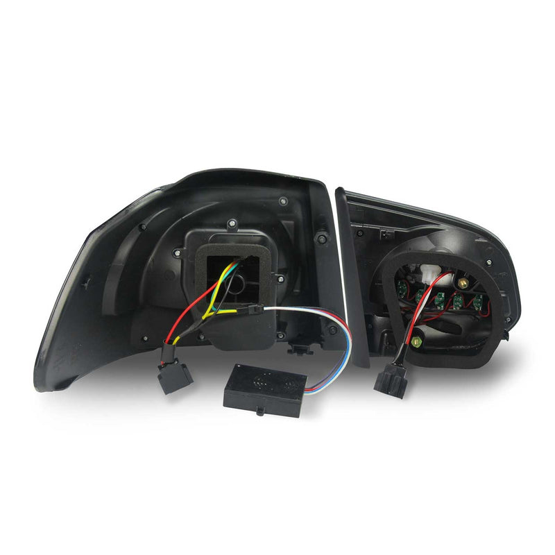 Feux arrière à LED pour Volkswagen Golf 6 2008-2012 Noir 4 pieces