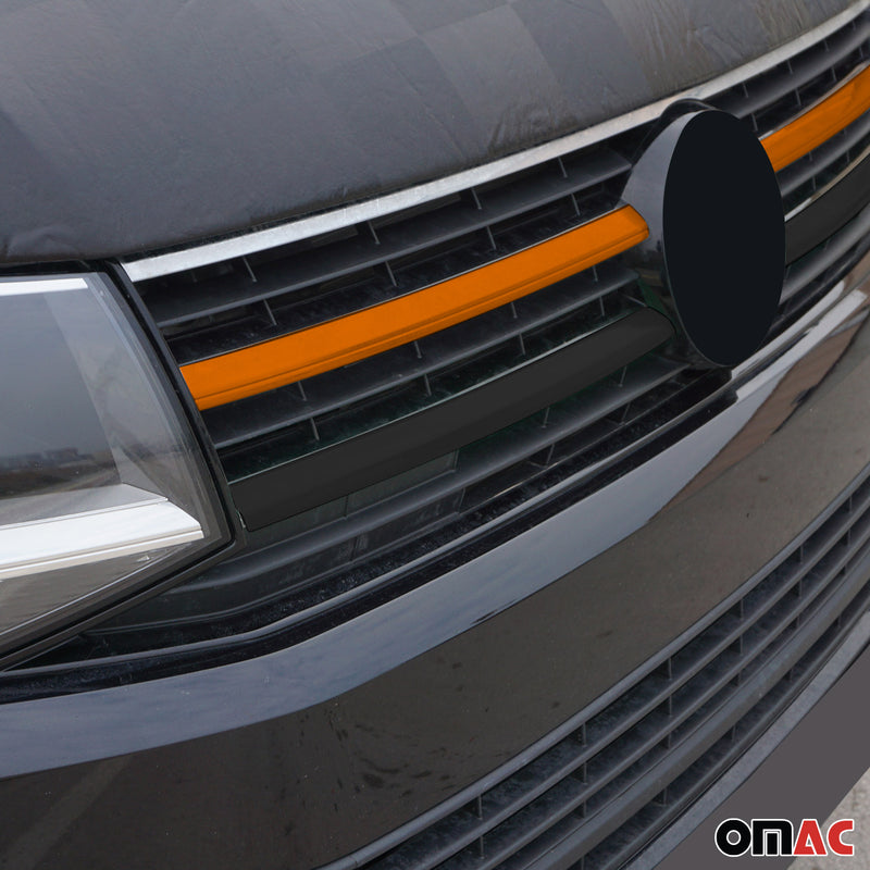 Moulure De Grille Calandre pour VW T6 Transporter 2015-2019 Highline inox Orange
