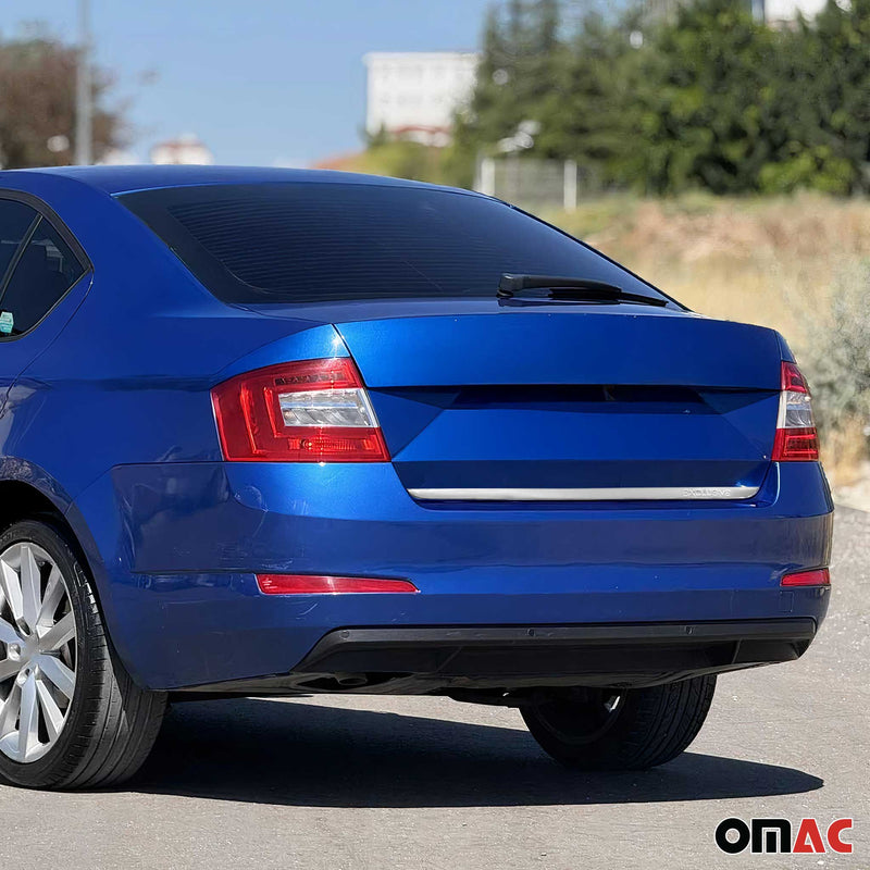 Arrière Coffre Couvercle Moulure pour Exclusive Skoda Octavia 3 2013-2019 Chromé