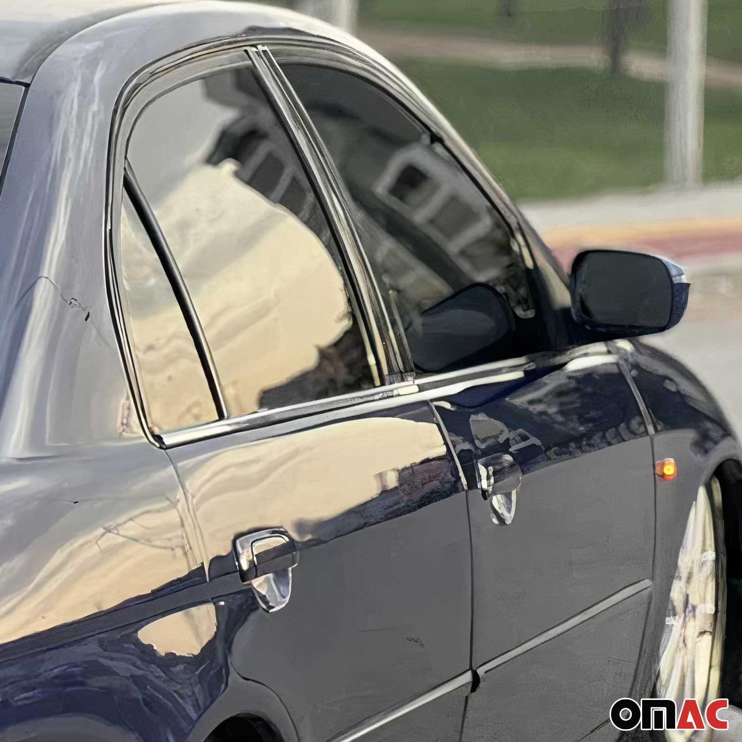 Garniture de Fenêtre pour Honda Civic Berline 2000-2005 Acier Inox 4Pcs