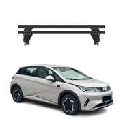 Menabo Barres de toit transversales pour BYD Dolphin 2023-2026 Alu Noir 2x