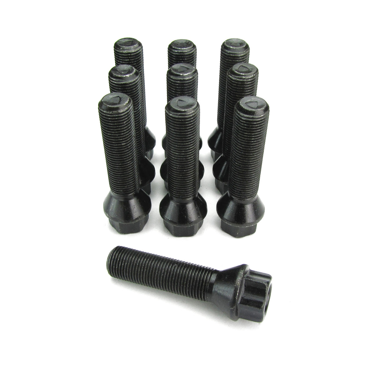 JOM Boulons de Roue Conique M14x1,25 48mm (10 St) Noir