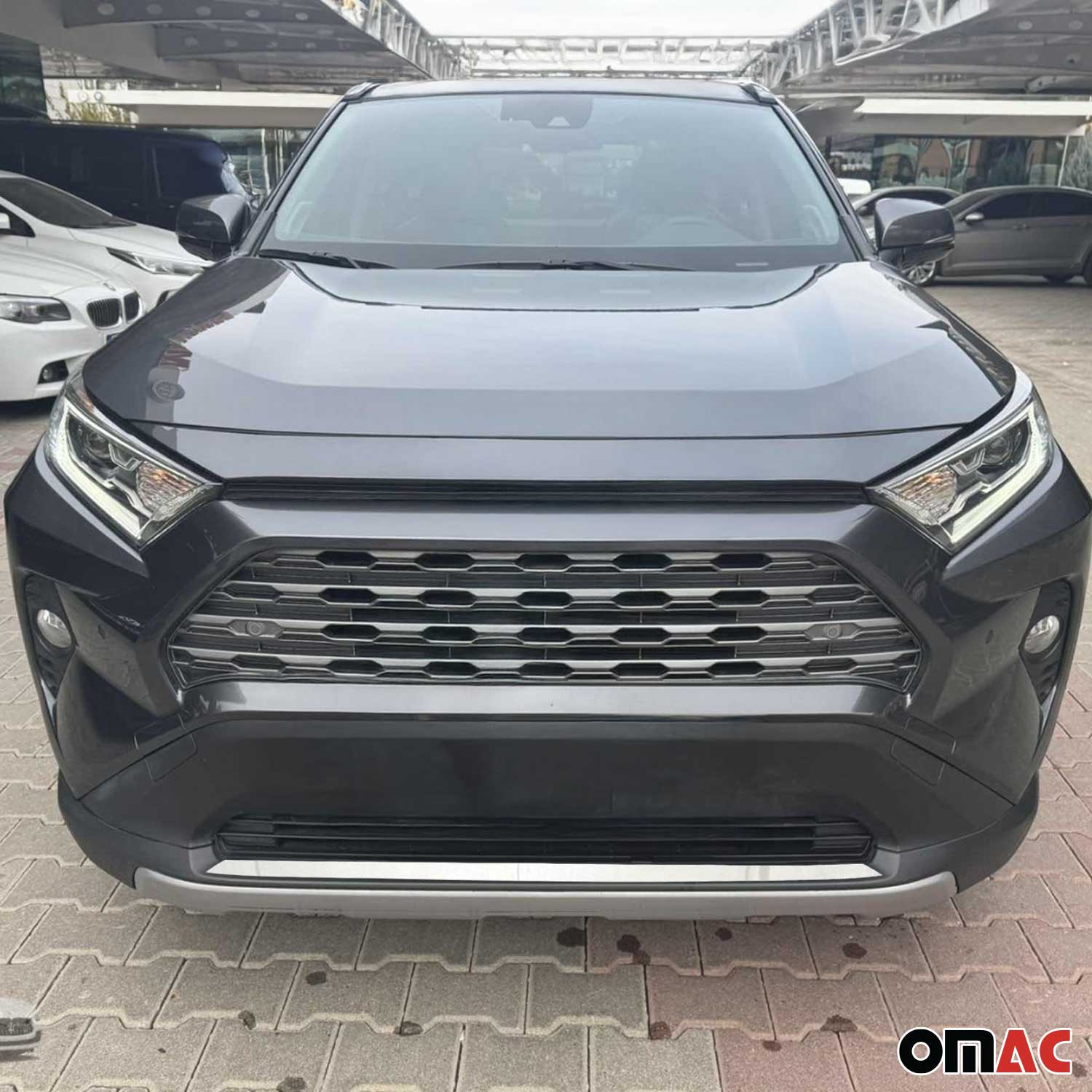 Garniture de Pare-chocs Avant pour Toyota RAV4 2019-2025 Chromé