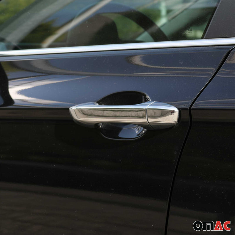 Couverture de poignée de porte pour VW Touareg 2010-2018 en Acier chromé