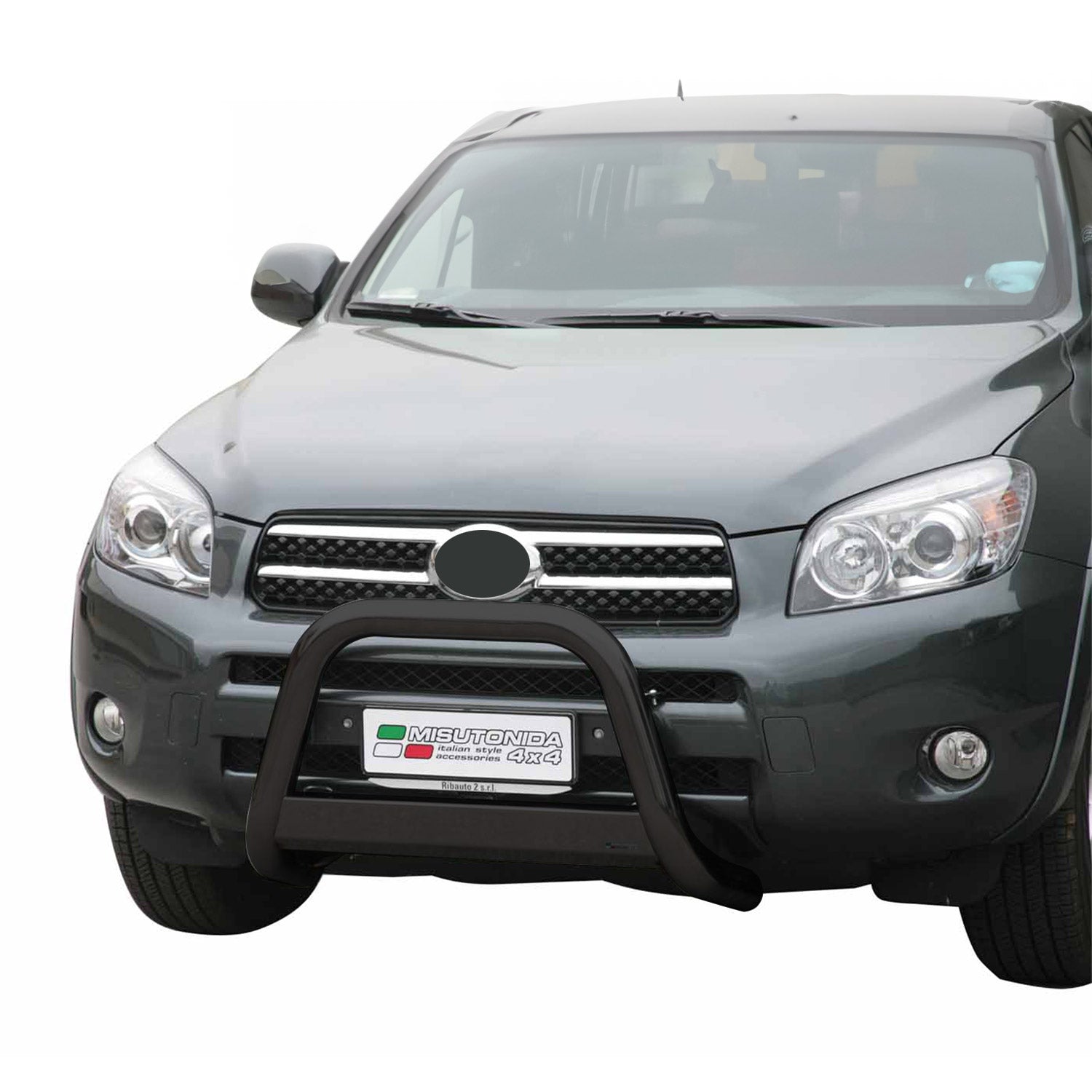 Pare-buffle Avant pour Toyota RAV4 XA30 2006-2009 63 mm en Acier Noir