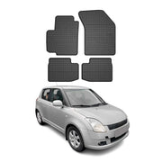Tapis de Sol pour Suzuki Swift III 2005-2010 OMAC Noir Caoutchouc