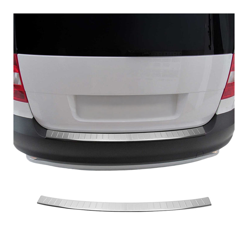Protection Seuil de Pare-chocs Arriére Pour Skoda Yeti 2009-2017 Brossé Inox
