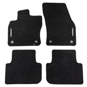 Tapis de Sol de Voiture pour VW Tiguan II 2016-2024 Velours Imperméable 4Pcs