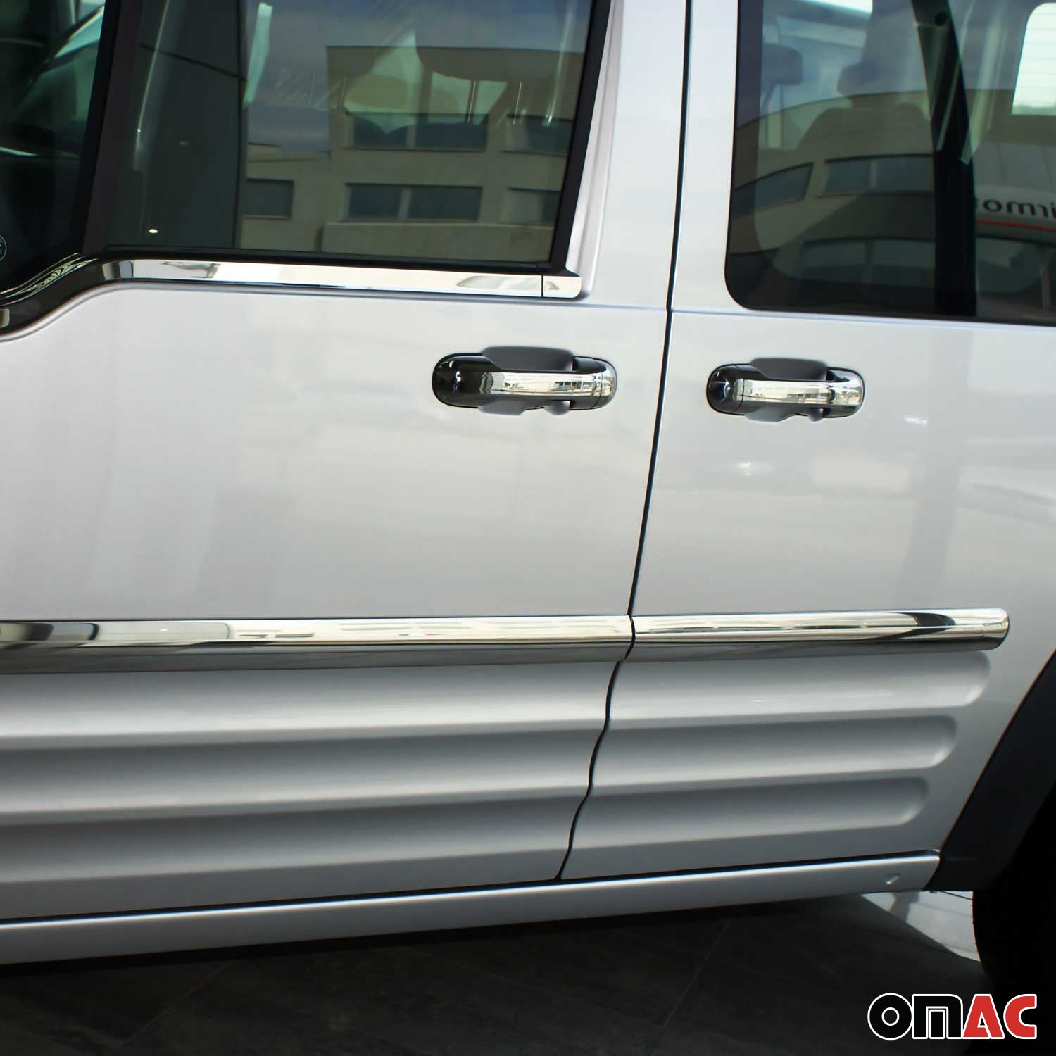 Couverture poignée de porte pour Ford Transit Tourneo Connect 2002-13 Acier 8Pcs