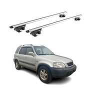 Barres de toit transversales pour Honda CR-V RD 1996-2002 Alu Gris 2 pièces ABE
