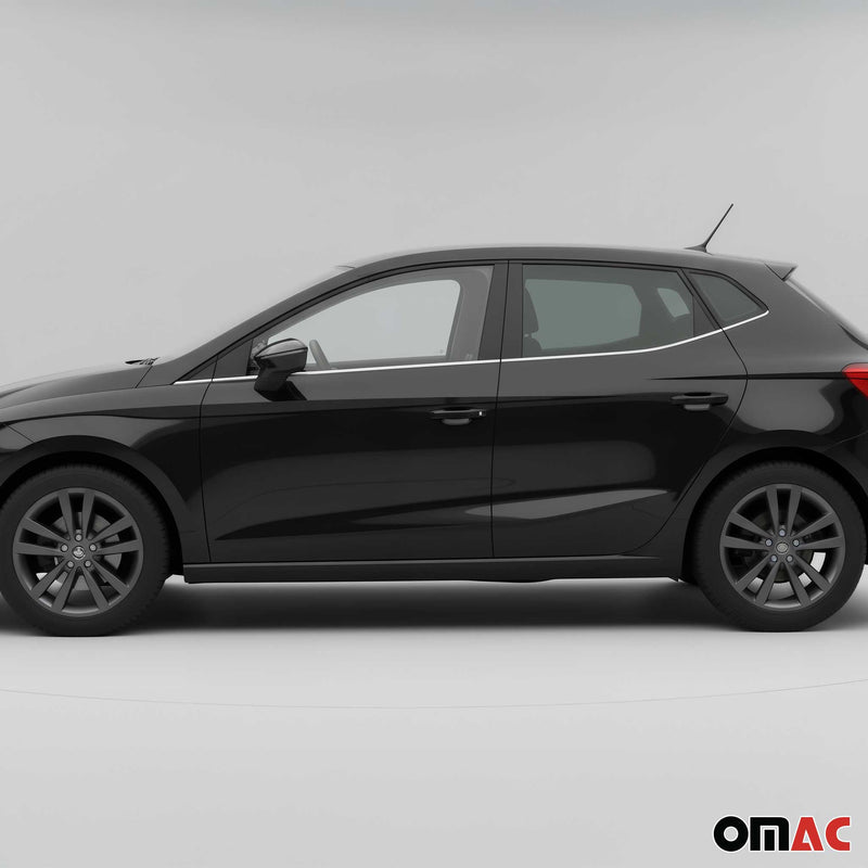 Garniture de Fenêtre pour Seat Ibiza HB 2017-2023 Acier Inox 8Pcs