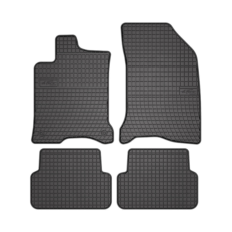 Tapis de Sol pour Renault Laguna 2001-2007 Caoutchouc Noir