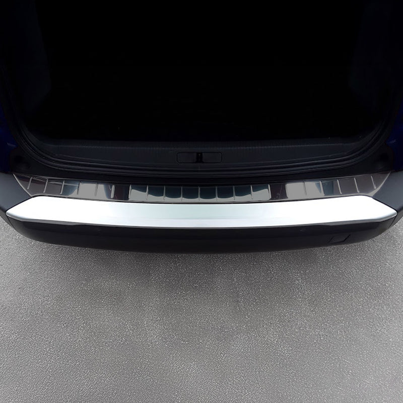 Protection seuil coffre pare-chocs Pour Peugeot 2008 2019-2025 Acier Noir