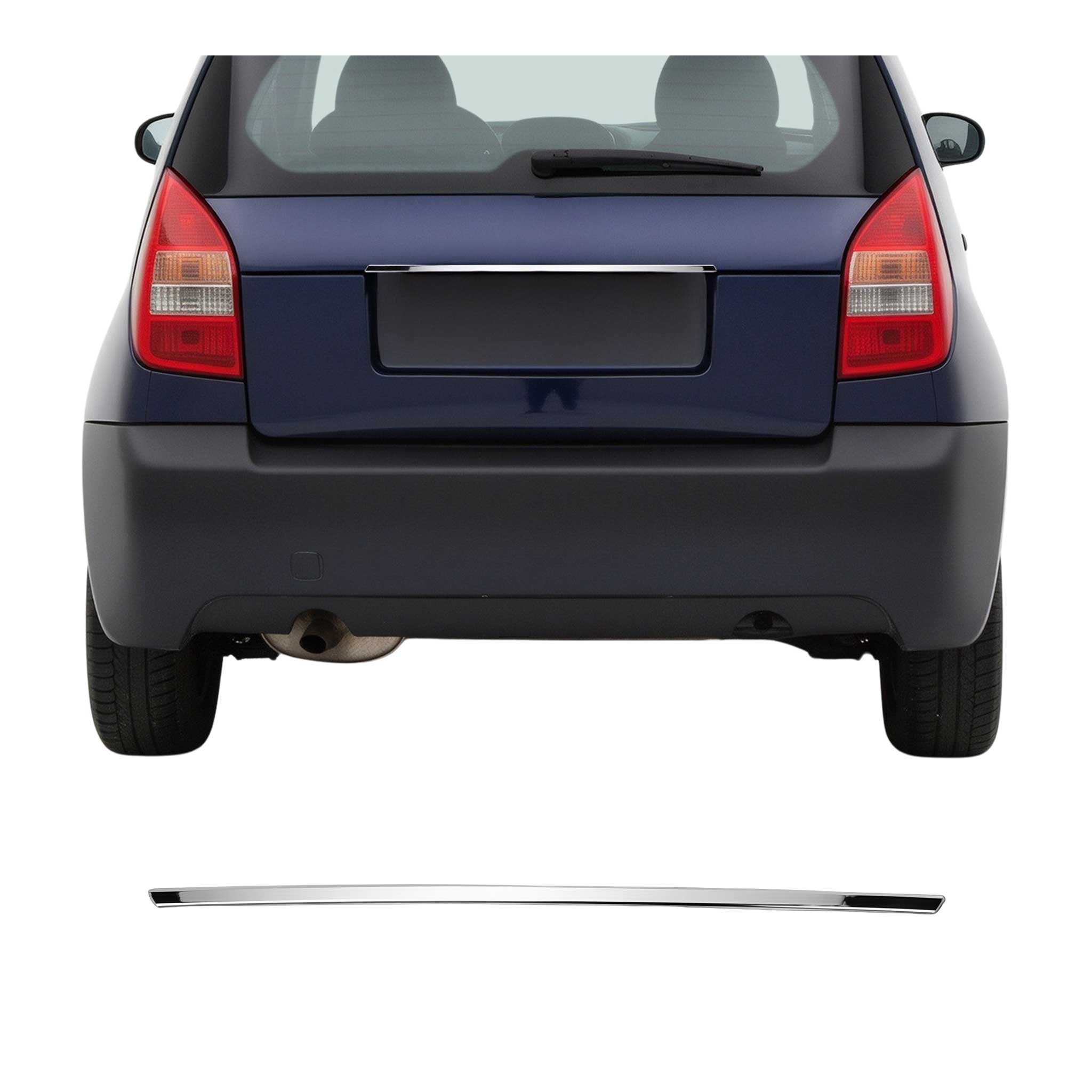 Poignée de Coffre Arrière pour Citroen C2 2003-2009 acier inox