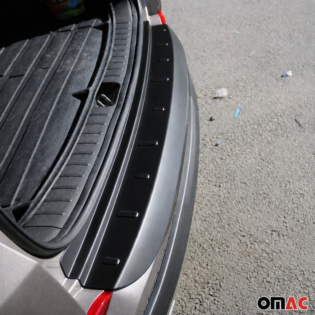 Protection de Pare-Chocs pour Hyundai Tucson III 2016-18 Pre-FL noir brillant