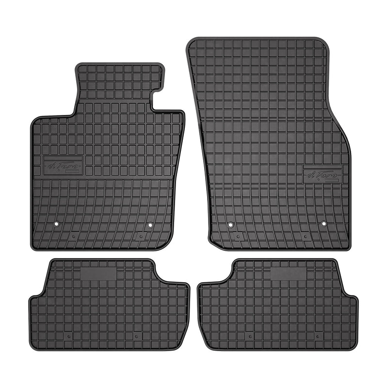 Tapis de Sol pour Mini Cooper 2014-2020 Caoutchouc Noir