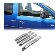 Couverture poignée de porte pour VW Touran I 2003-2015 4Portes Acier Argent 8Pcs