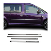 Garniture Baguette de porte latérale pour VW Caddy 2003-2015 chromé inox 4Pcs