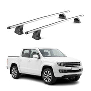 Barres de toit transversales Alu pour VW Amarok I 2010-2020 TÜV 75 kg Gris 2Pcs