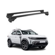 Barres de Toit transversales pour Dacia Duster mk3 2024-2026 Aluminium Noir 2Pcs