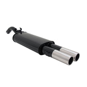 Échappement arrière sport Novus pour VW Golf 2 19E 2x76mm avec ABE