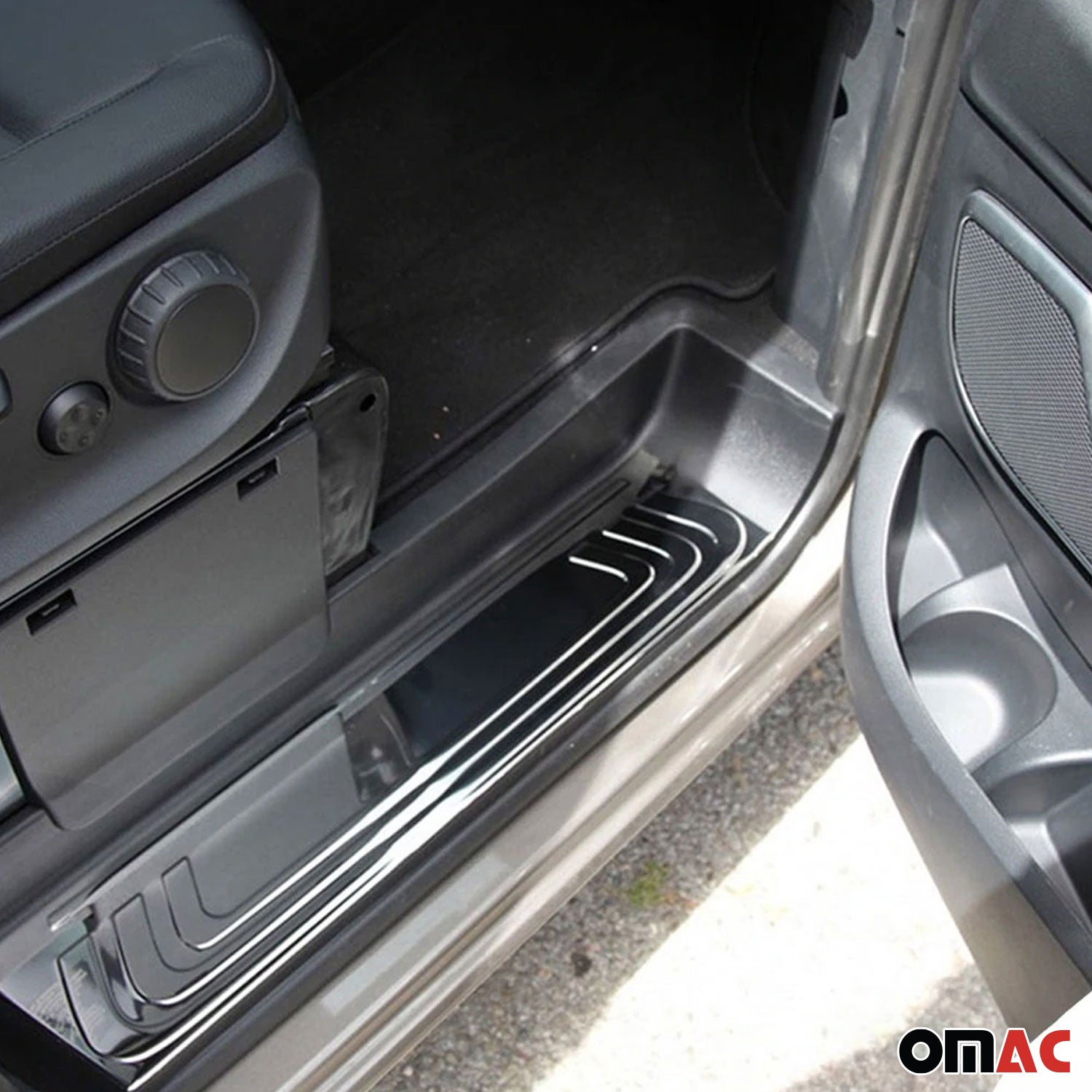 Couverture de Seuil de porte pour Mercedes Vito W447 2014-2026 inox chromé 4Pcs