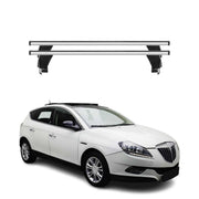 Menabo Barres de toit Transversales pour Lancia Delta III 2008-2015 Alu Gris ABE