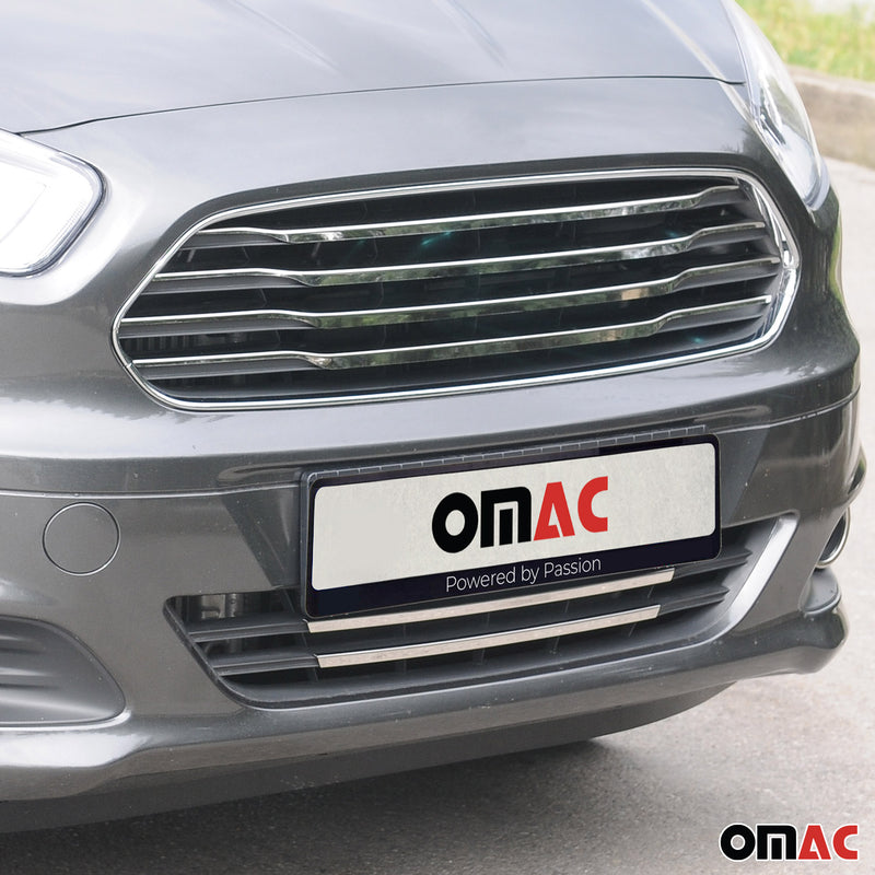 Moulure de Grille de Calandre pour Ford Transit Courier 2014-2017 Chromé 2Pcs