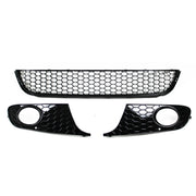 JOM Pare-choc Avant pour VW Golf 6 2008- ABS Noir Brillant