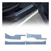 Couverture de Seuil de porte pour Fiat Fiorino 2007-2021 acier inox chromé 4 Pcs