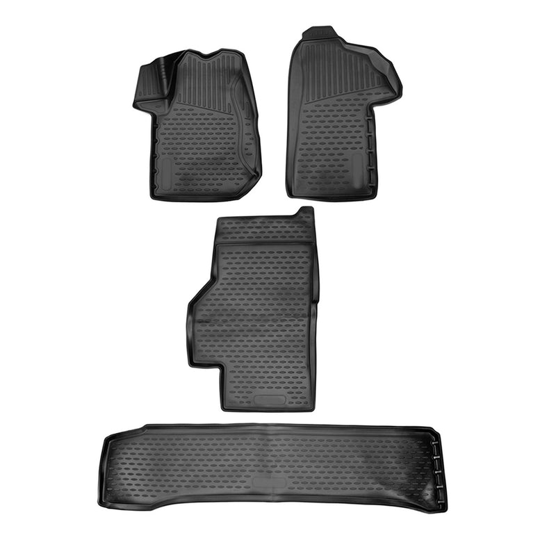 OMAC Tapis de sol pour Renault Master 2010-2024 sur mesure en caoutchouc 4Pcs