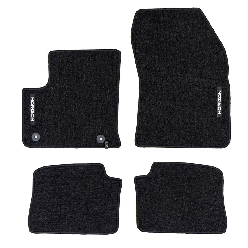 Tapis de Sol de Voiture pour Opel Corsa-e 2019-2025 Velours Imperméable 4Pcs