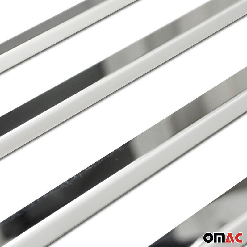 Baguettes de porte pour Renault Megane 2002-2009 en acier inox chrome