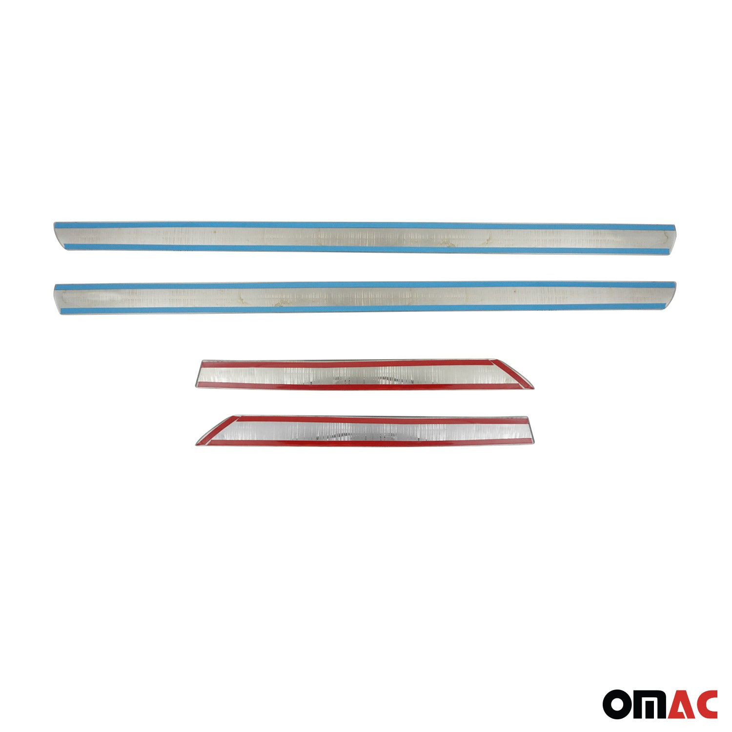 Garniture Baguette de porte latérale pour Nissan Qashqai 2006-2014 inox 4Pcs