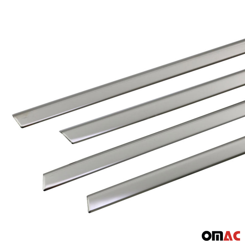 Garniture de Fenêtre pour Fiat 500X 2015-2025 Acier Inox 4Pcs